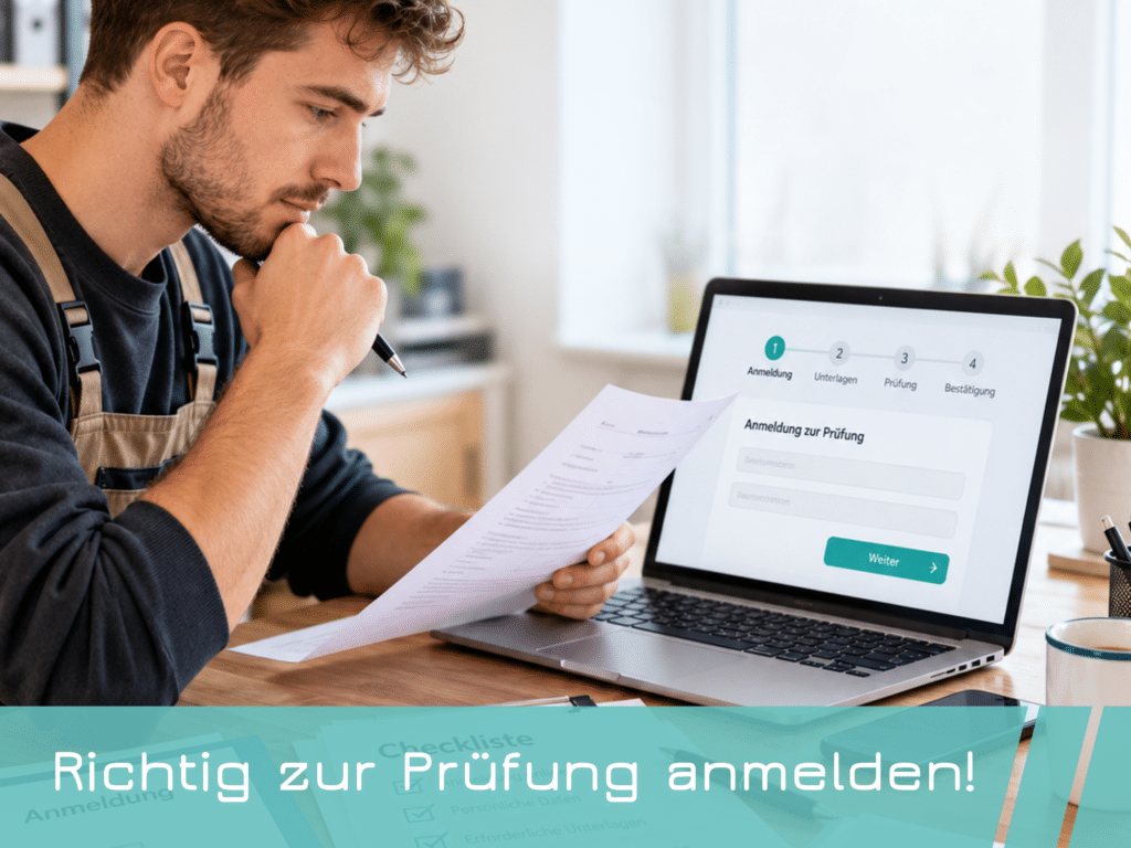 Meister Teil 3 Prüfungsanmeldung: Das musst du beachten